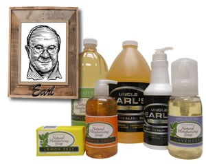 Uncle Earl's hand soaps